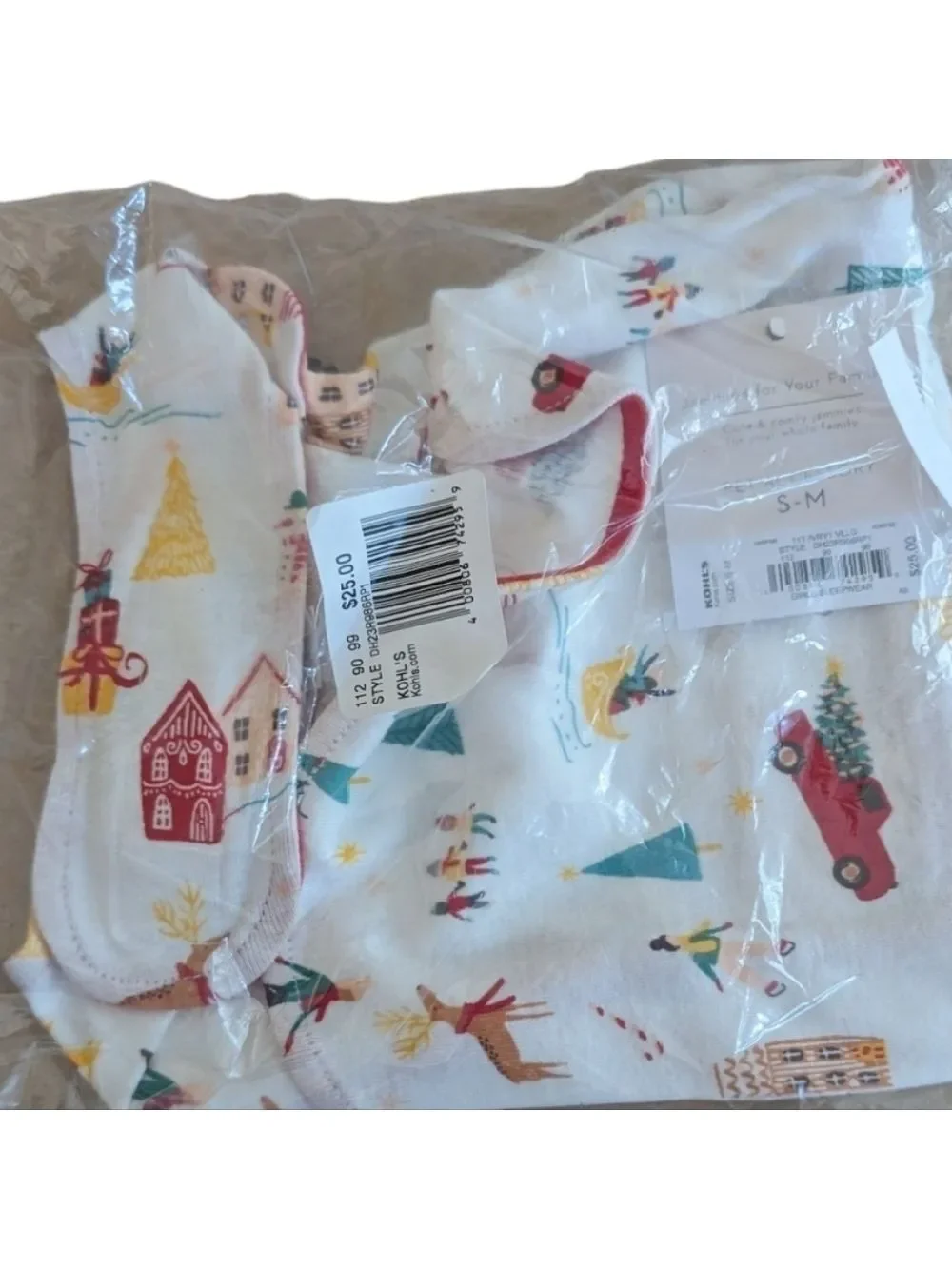 NEW Lauren Conrad Pet Jammies For Your Families® Holiday Village One Piece